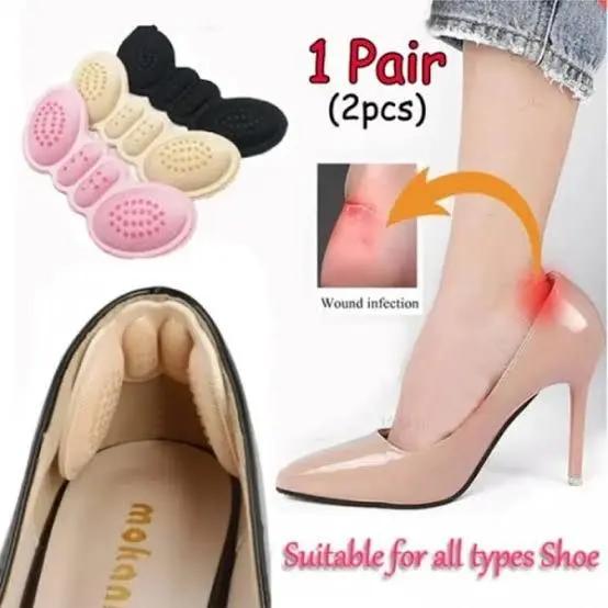 1 pair Butterfly Insole Pair Heel Liner Grips Protector Anti Keep Abreast Heel Pads Foot Care Insert Cushion ashostore