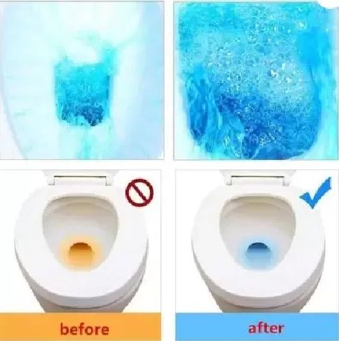 10 Pcs Toilet Cleaner Tablets Powerful WC Cleaning Fresh Fragrance Easy To Use ashostore