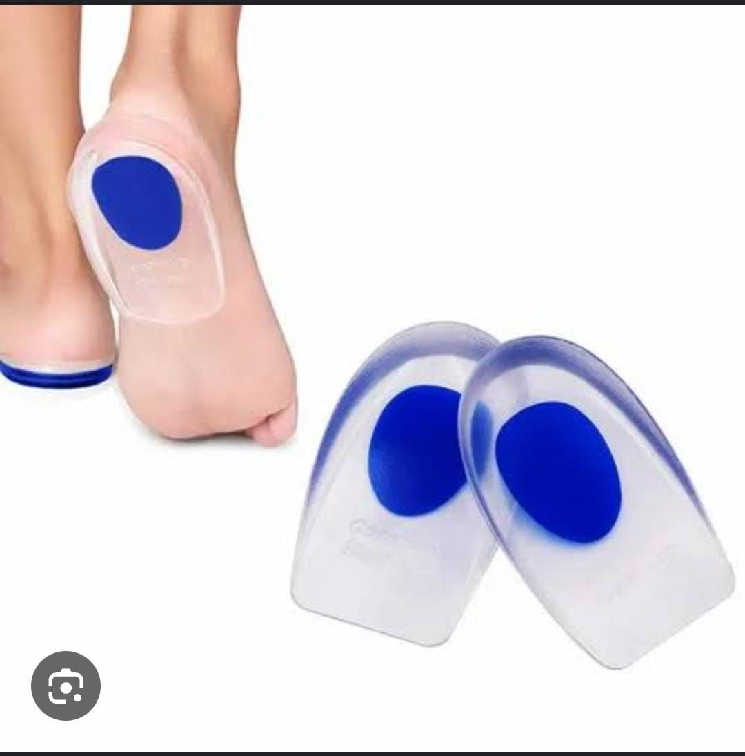 1 Pair Helicope Heel Pad Ankle Pain Heel Spur Shoe Support Pad Silicone Heel Paid ashostore
