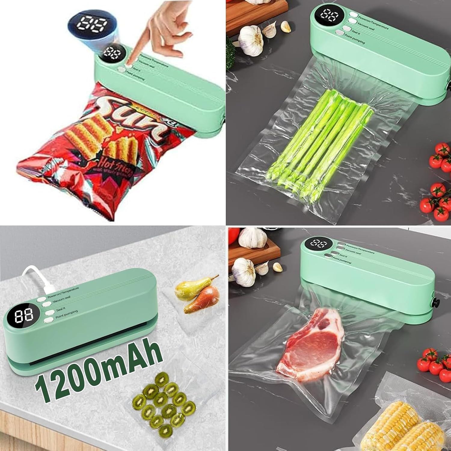 3 In 1 Cordless Handheld Mini Vacuum Sealer ashostore
