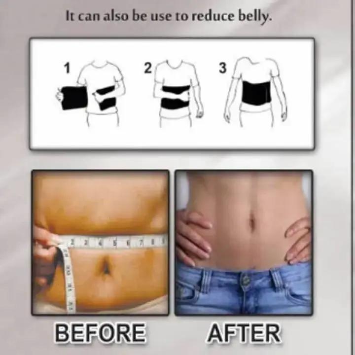 ADJUSTABLE 2 PANEL ABDOMINAL BINDER and lower Back support Belt ashostore