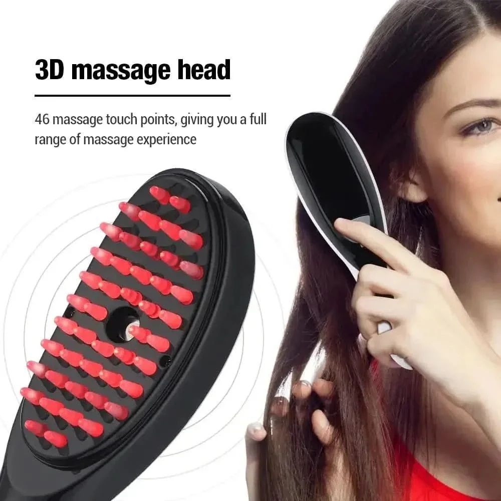 Electric Comb Massager Hair Massage Comb Meridian Therapy Scalp Massager for Stress Relief and Hair Growth ashostore