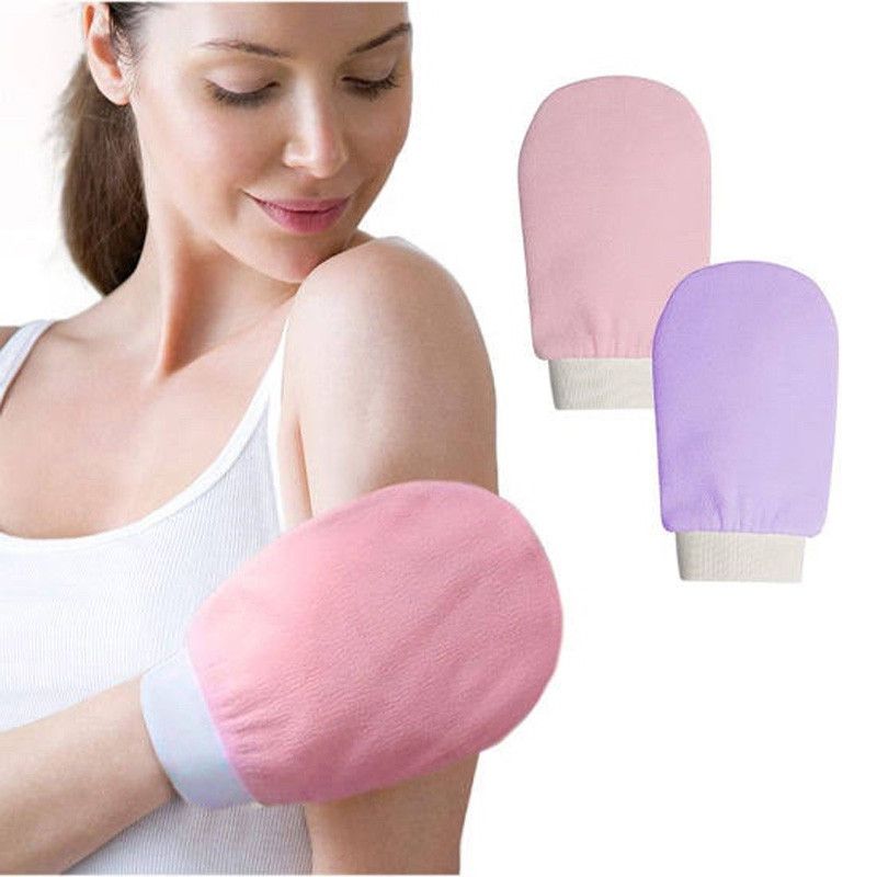 Exfoliating Gloves Shower Glove High Elasticity Body Scrubber and Dead Skin Remover ashostore