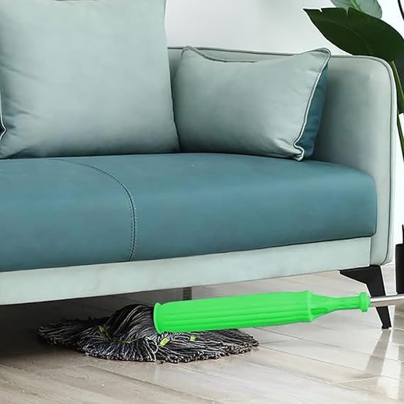Green Twist Mop 2 in 1 Dehydrated Floor Cleaning mop Microfiber Cleaner Wet and Dry Mopping ashostore