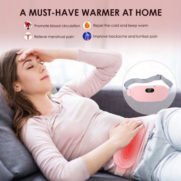 Period Cramps Heating And Vibrating Digital Period Pad Women’s Care Pain Relief. ashostore