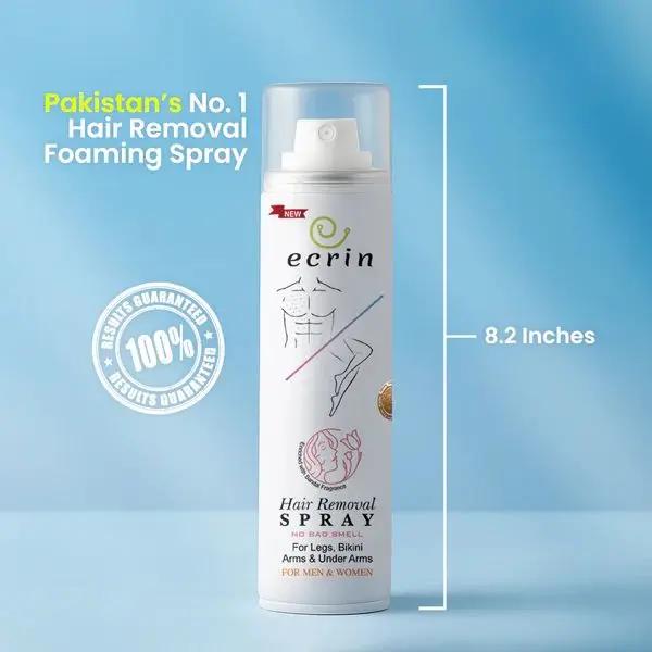New Original Ecrin Hair Removal Foaming Spray Advance Formula with Refreshing Fragrance 200ml ashostore