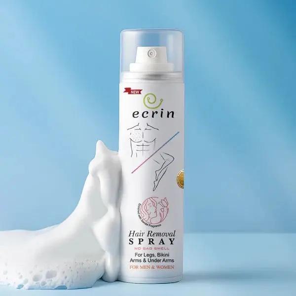 New Original Ecrin Hair Removal Foaming Spray Advance Formula with Refreshing Fragrance 200ml ashostore