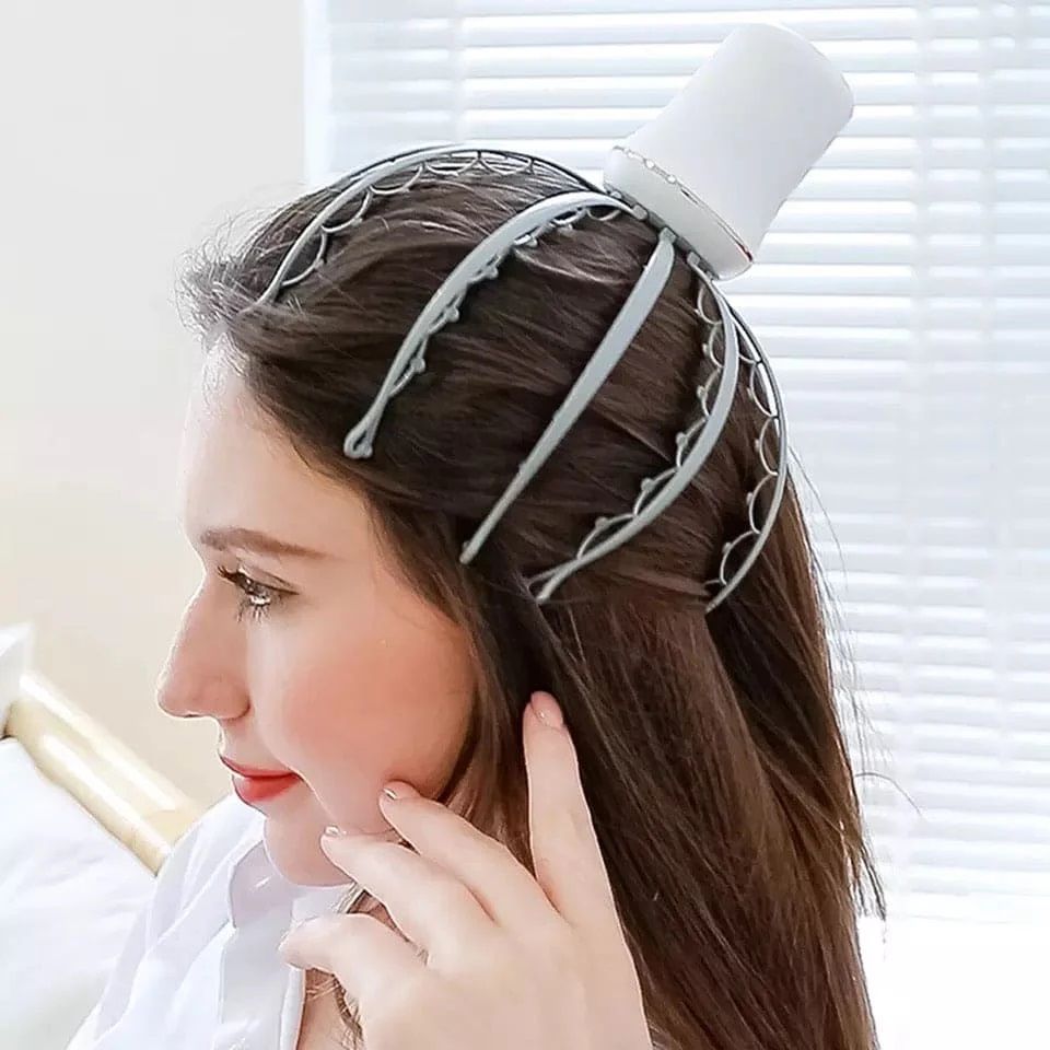 Octopus Electric Head Scalp Massager Head Massage Relaxation Device Health Care Vibrator Head Massager ashostore