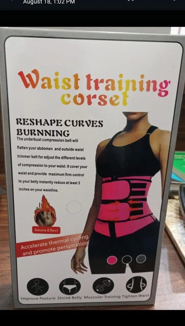 Reshape Curves Burning Belt High quality Slimer belt Free Size ashostore