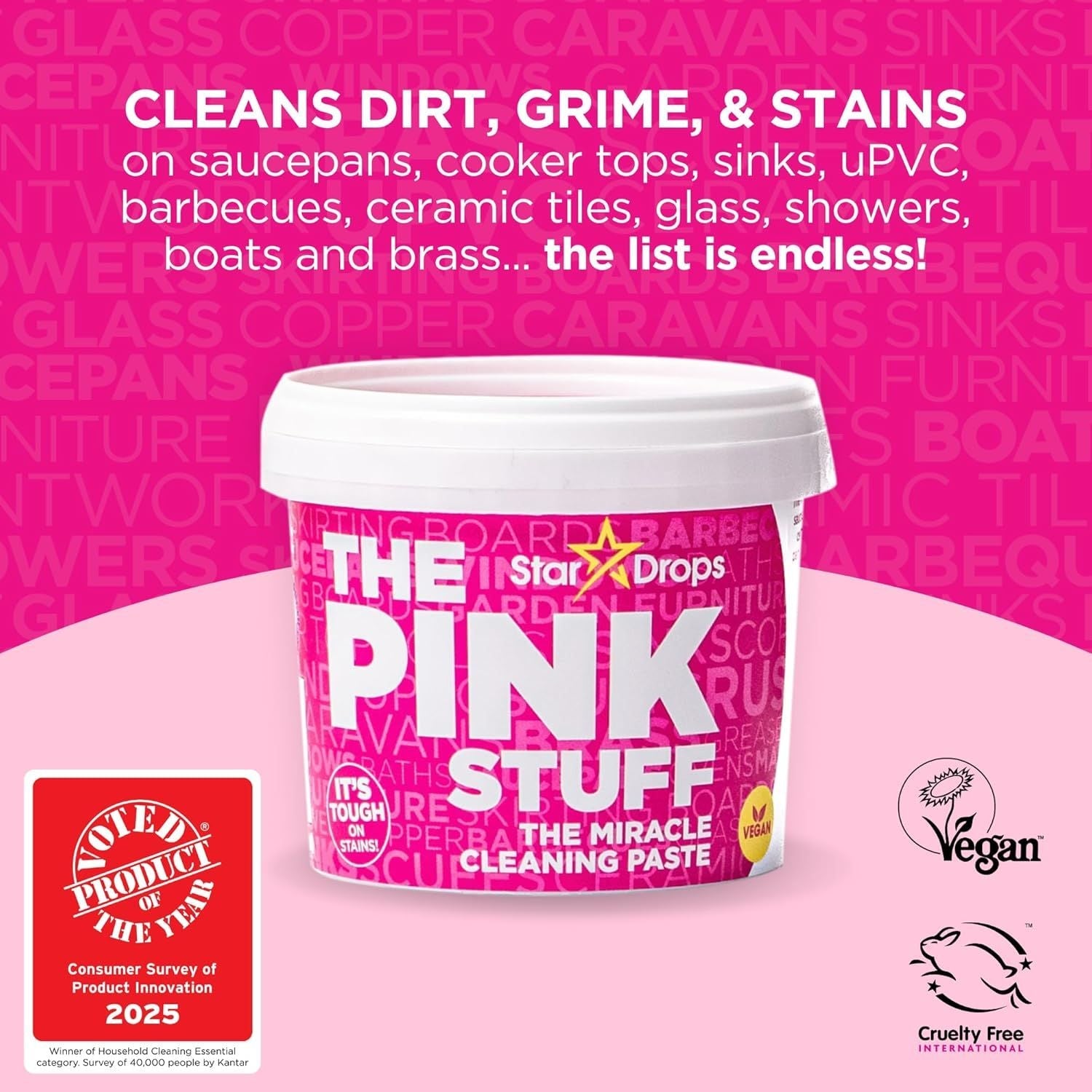 The Pink Stuff Multipurpose Cleaning Cream ashostore