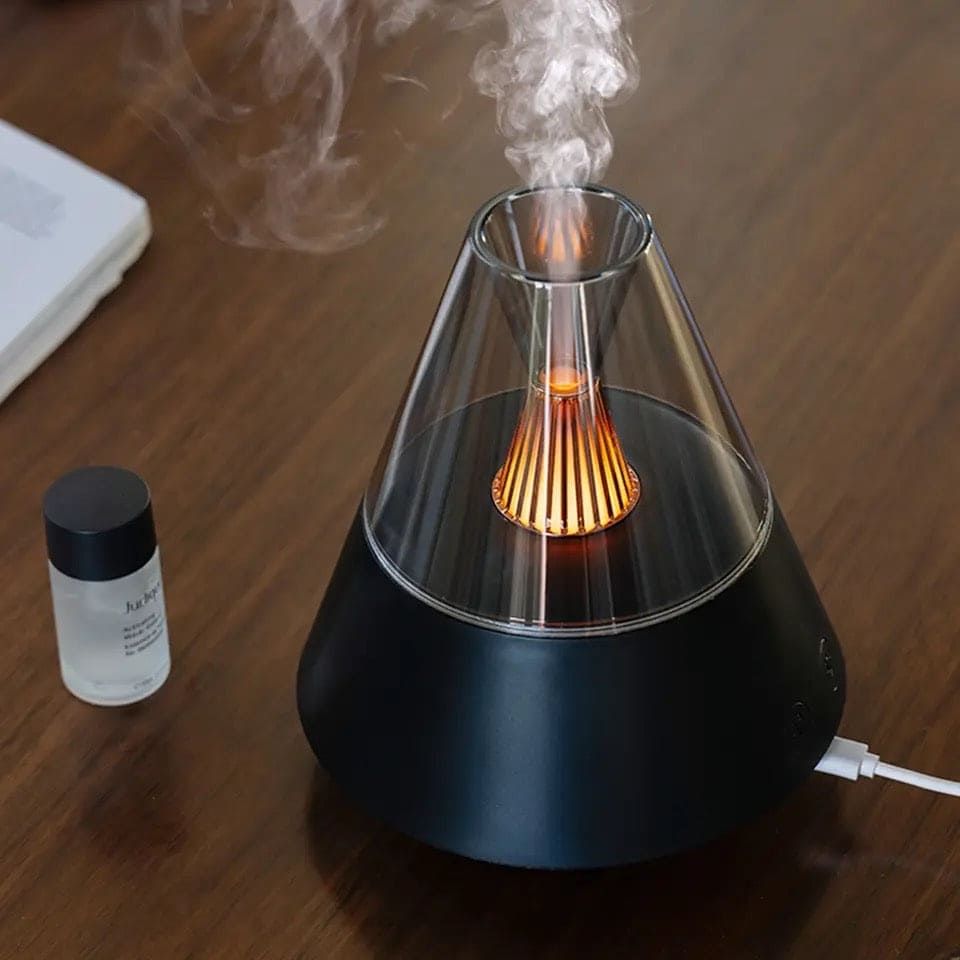 Volcano Room Diffuser USB Air Humidifier Retro Light Air Fershner ashostore