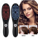 Electric Comb Massager Hair Massage Comb Meridian Therapy Scalp Massager for Stress Relief and Hair Growth ashostore
