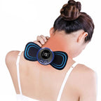 EMS Mini Electric Neck Back Body Massager Cervical Electric Neck Back Massager Muscle Therapy Pressure Pain ashostore