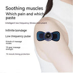 EMS Mini Electric Neck Back Body Massager Cervical Electric Neck Back Massager Muscle Therapy Pressure Pain ashostore
