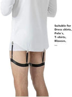 Men Shirt Stays for Shirt Tucker Shirt holder for Tucking Garter and holder Securing Shirt Position for Men ashostore