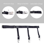 Men Shirt Stays for Shirt Tucker Shirt holder for Tucking Garter and holder Securing Shirt Position for Men ashostore