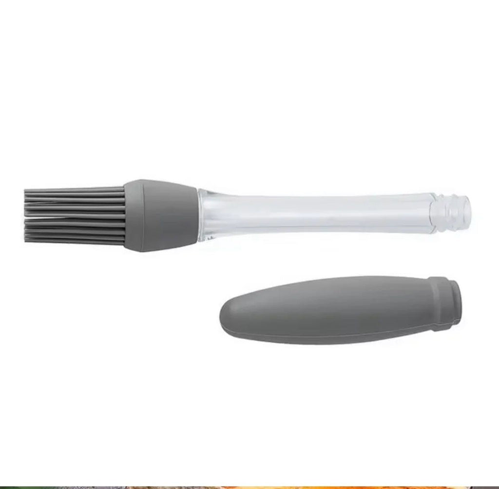Push Oil Silicone Brush High Temperature Resistant Silicone Oil Brush Silicone Grill Seasoning Brush ashostore